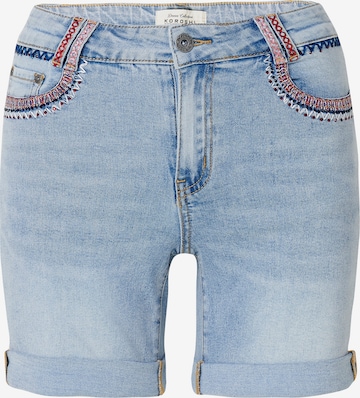 KOROSHI Regular Farkut värissä sininen: etupuoli