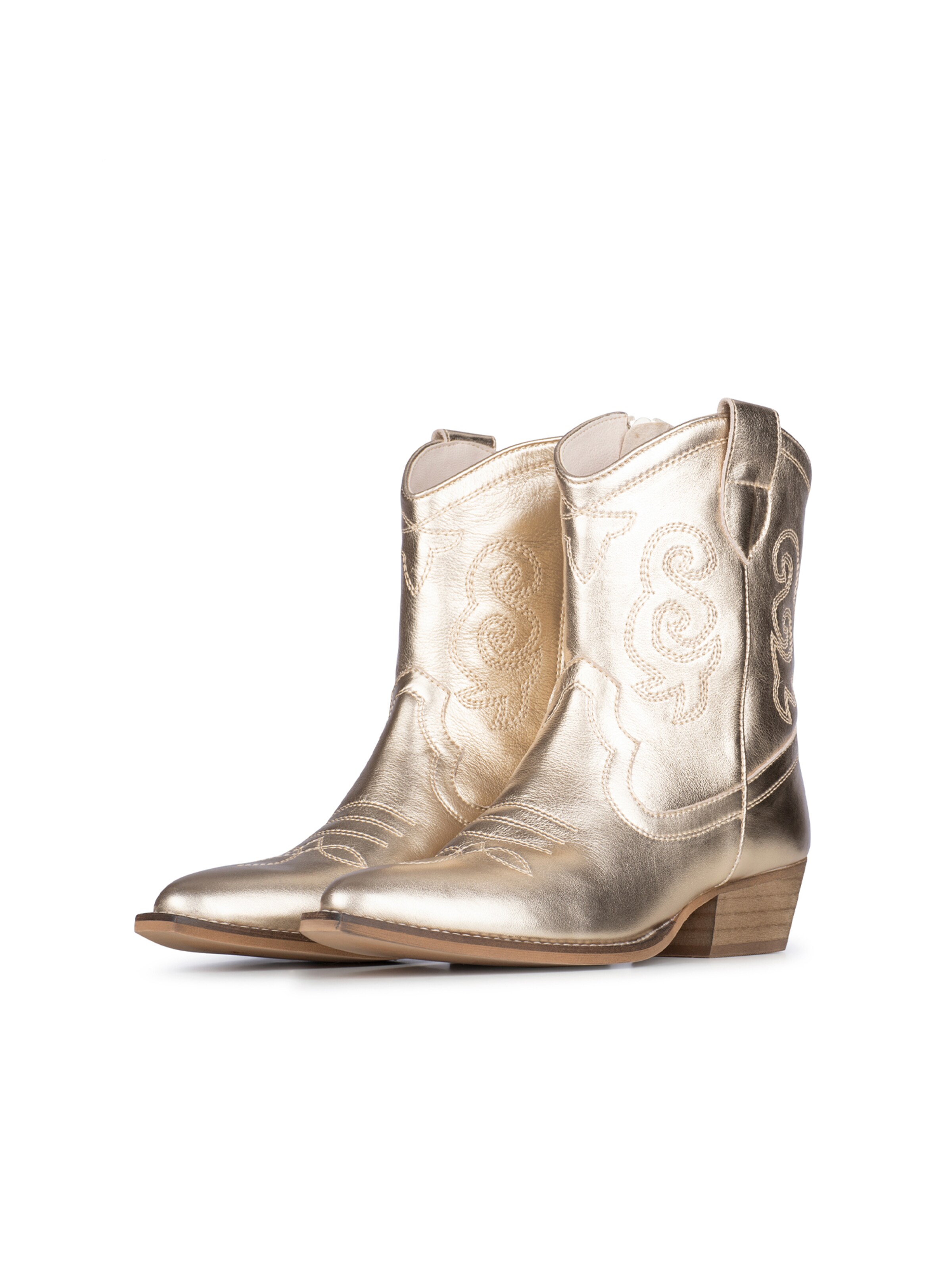 Bottes de cowboy 'Moco' PS Poelman en or