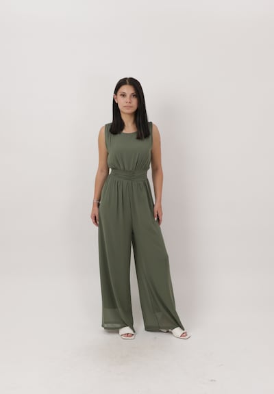 Elara Jumpsuit in L in khaki, Produktansicht