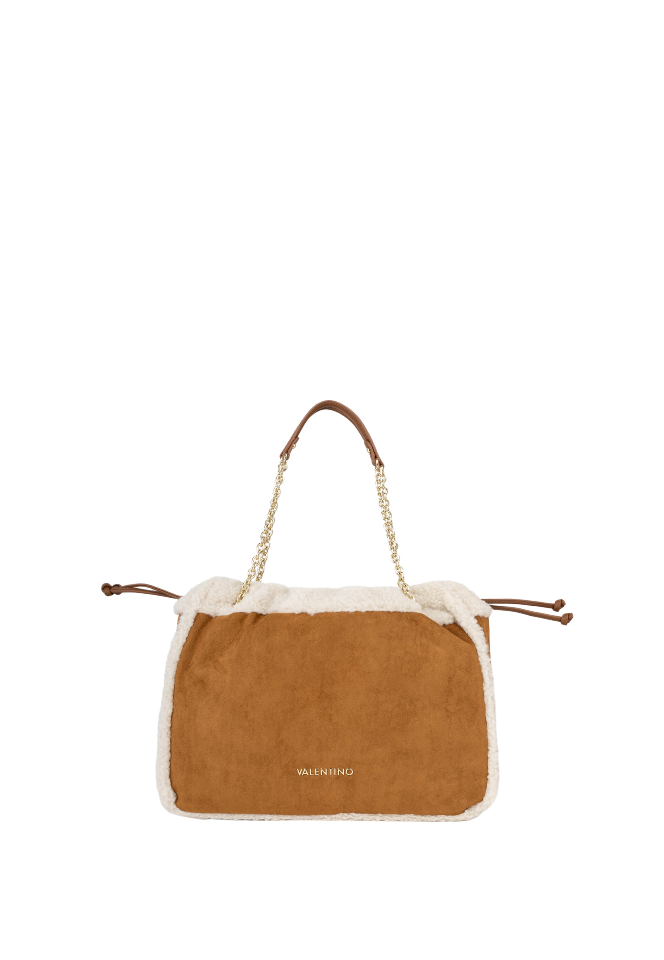 Borsa a mano 'MAX' di VALENTINO in marrone: frontale