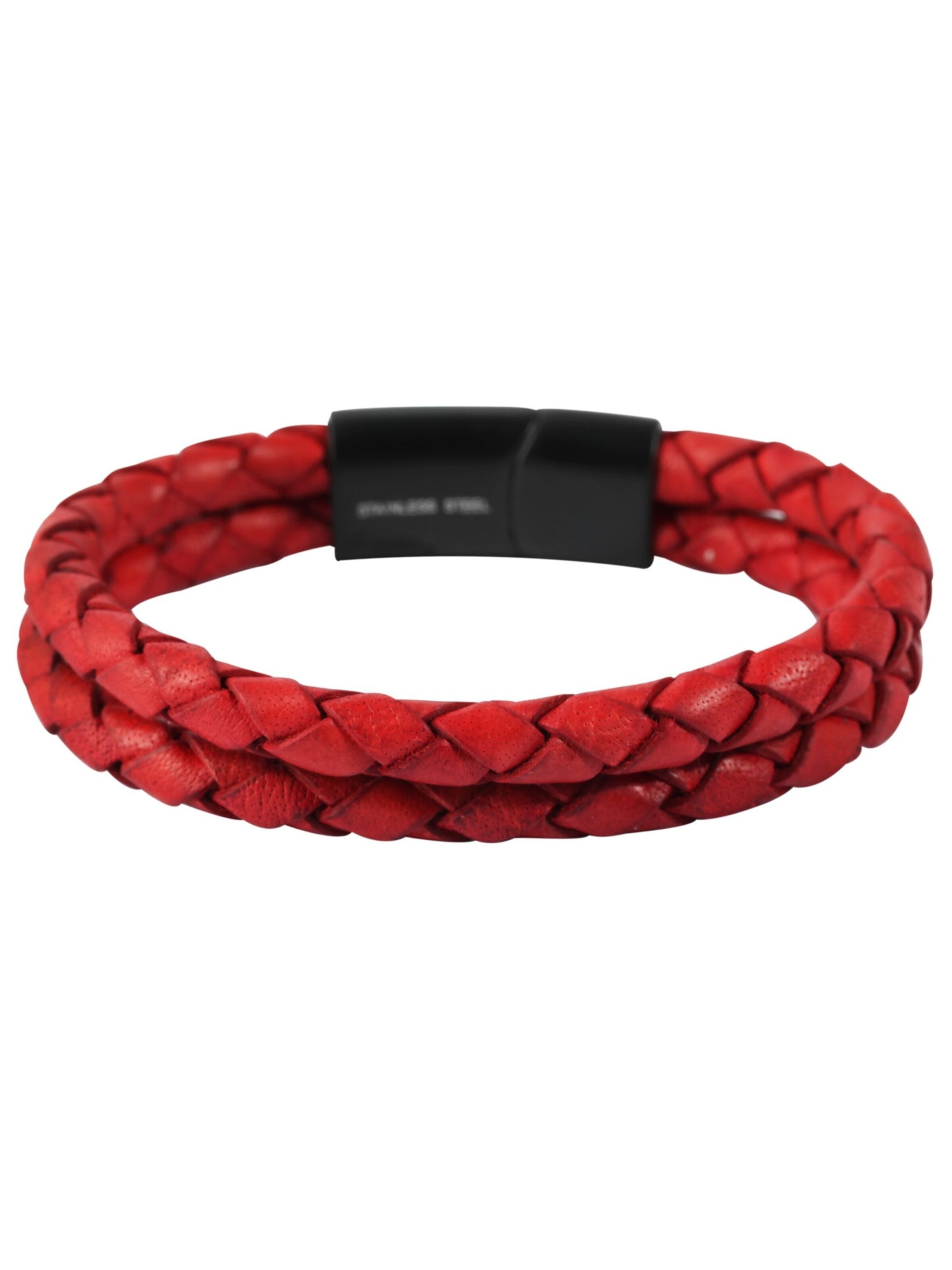 Akzent Bracelet 'Ledoy, hautverträglich' in Red