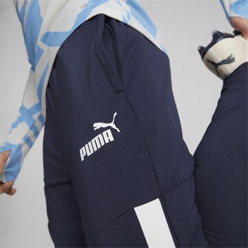 Coupe slim Pantalon de sport 'Manchester City' PUMA en bleu