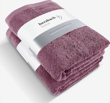 Set 'Pura' Herzbach home en violet : devant