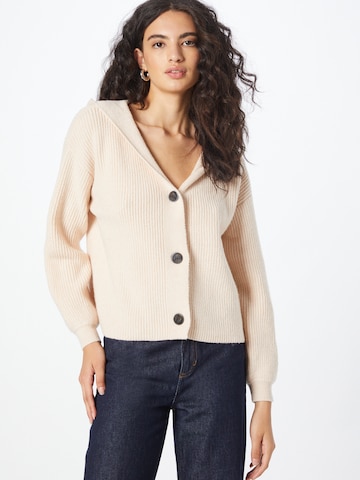 ABOUT YOU Knit Cardigan 'Nina' in Beige: front