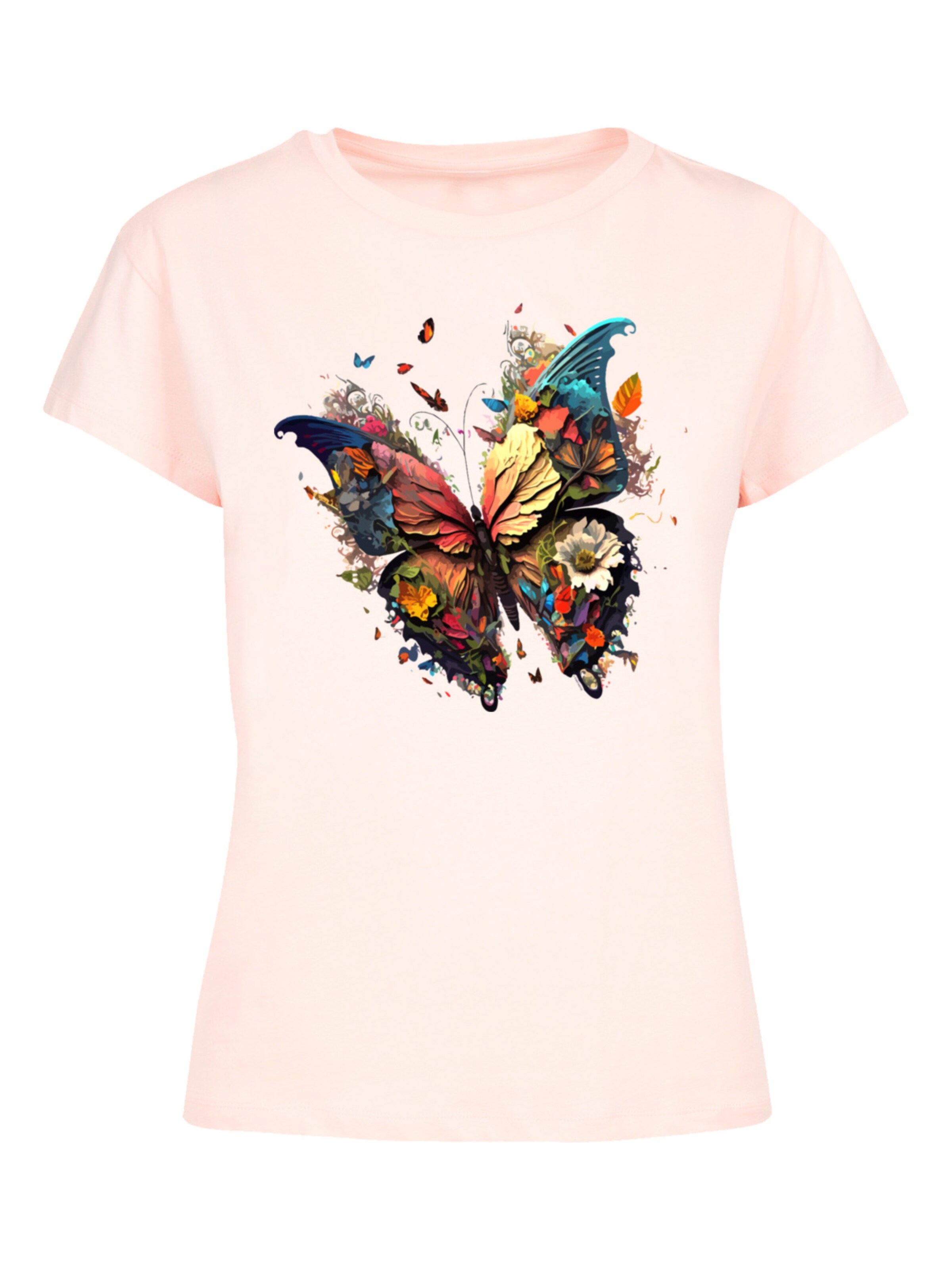 T-shirt F4NT4STIC en rose : devant