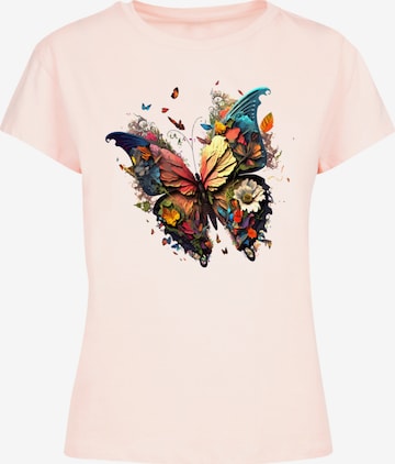 T-shirt F4NT4STIC en rose : devant