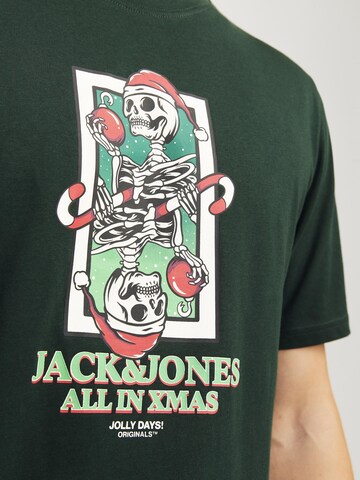 JACK & JONES Shirt 'X-mas ' in Groen