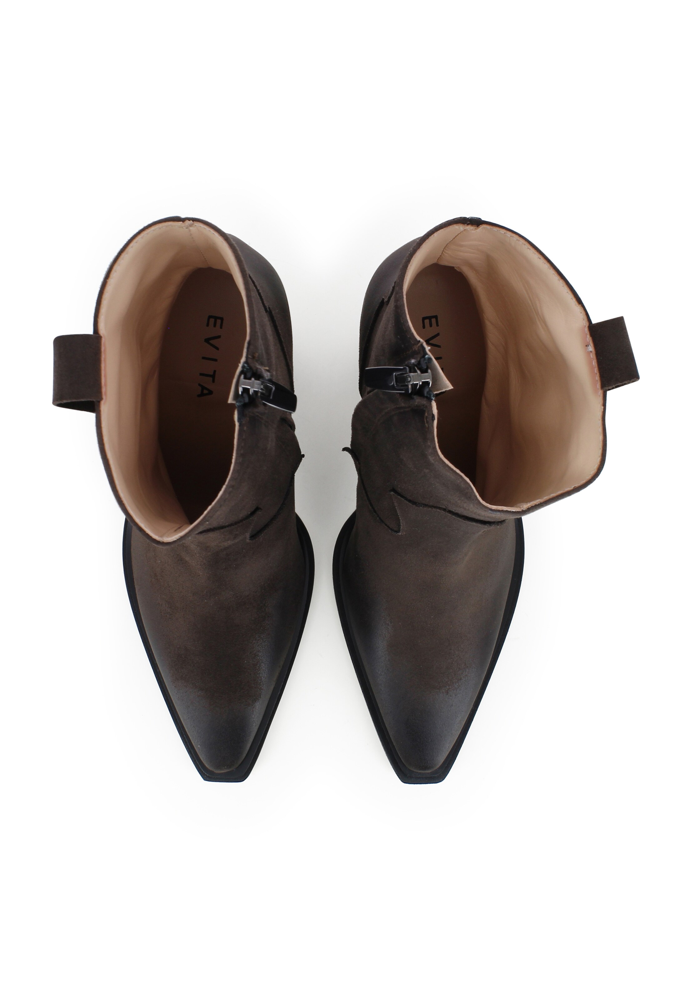 EVITA Enkellaarsjes 'GAIA' in Bruin