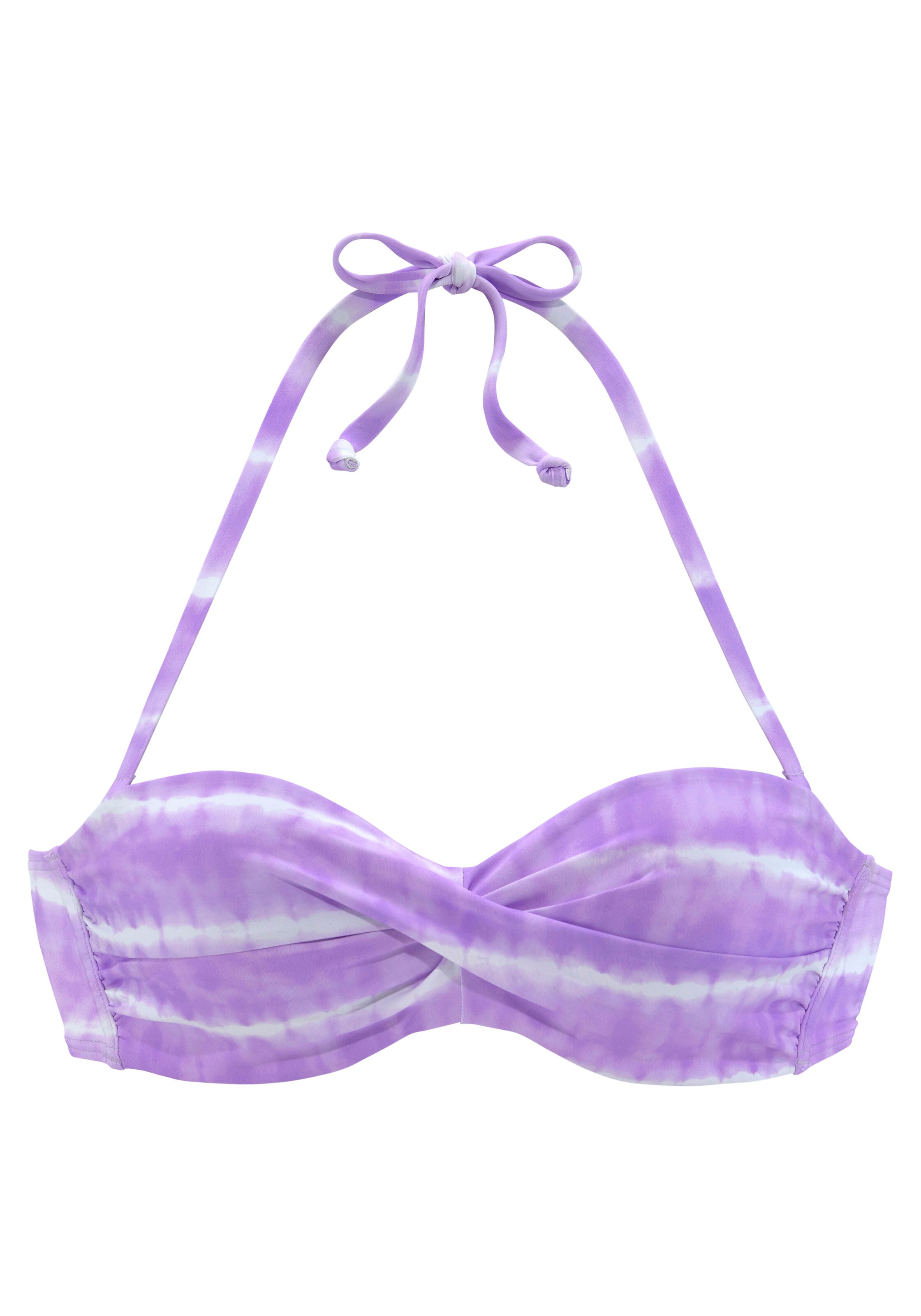 Fascia Top per bikini di s.Oliver in lilla: frontale