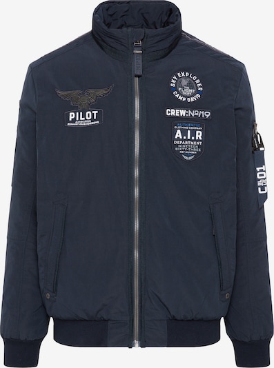 Žieminė striukė iš CAMP DAVID, spalva – tamsiai mėlyna / balta, Prekių apžvalga