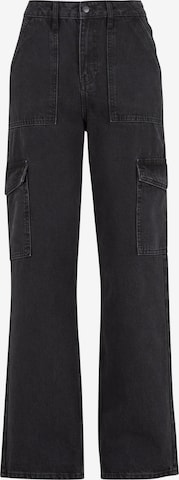 Jeans cargo 'Kiran' di 2Y Premium in nero: frontale
