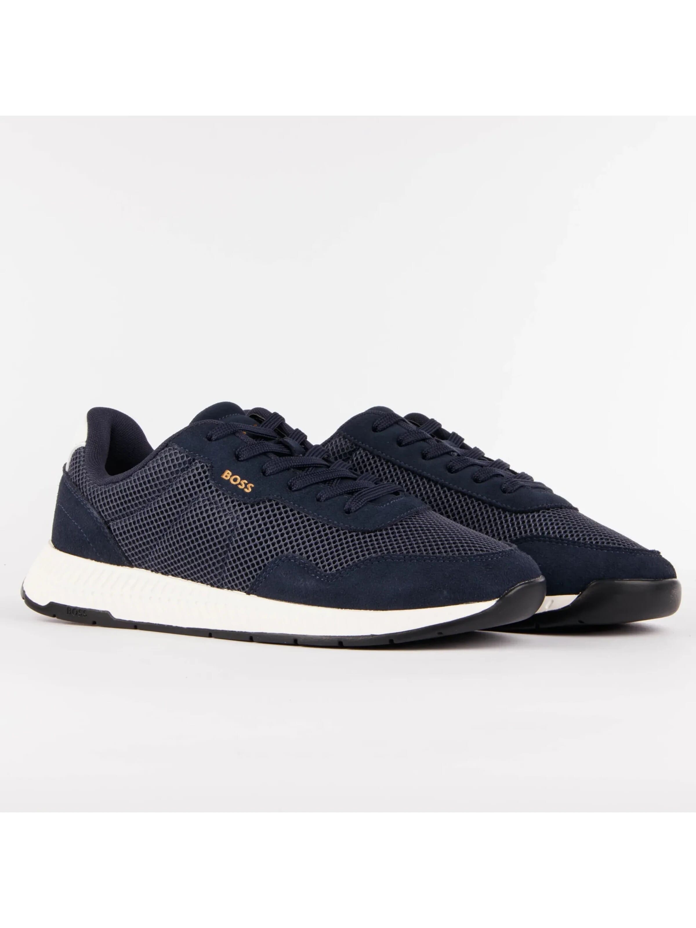 BOSS - Zapatos con cordón 'flagship' en azul