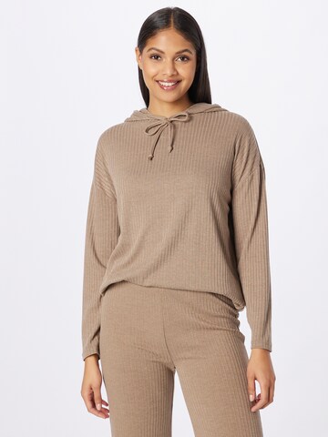 PIECES Sweater 'Molly' in Brown: front