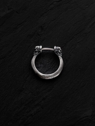 REYTEL - Pendientes 'CUSTODIA' en plata: frente