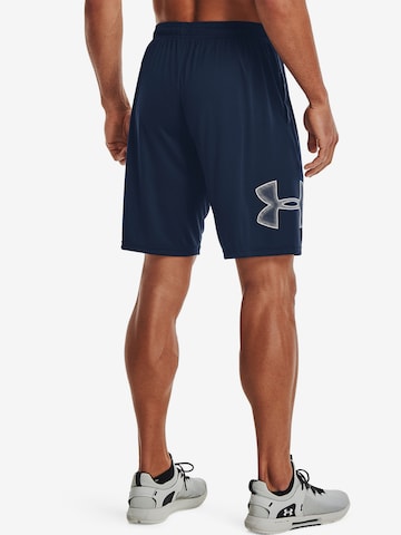 UNDER ARMOUR Loosefit Sportbroek 'Tech' in Blauw