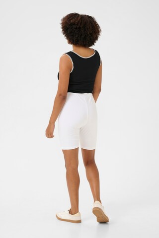 Cream Skinny Shorts 'CRMatilda' in Weiß
