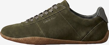 Calvin Klein Sneakers laag in Groen: voorkant