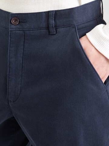 FARAH - Regular Calças chino 'NORWOOD' em azul