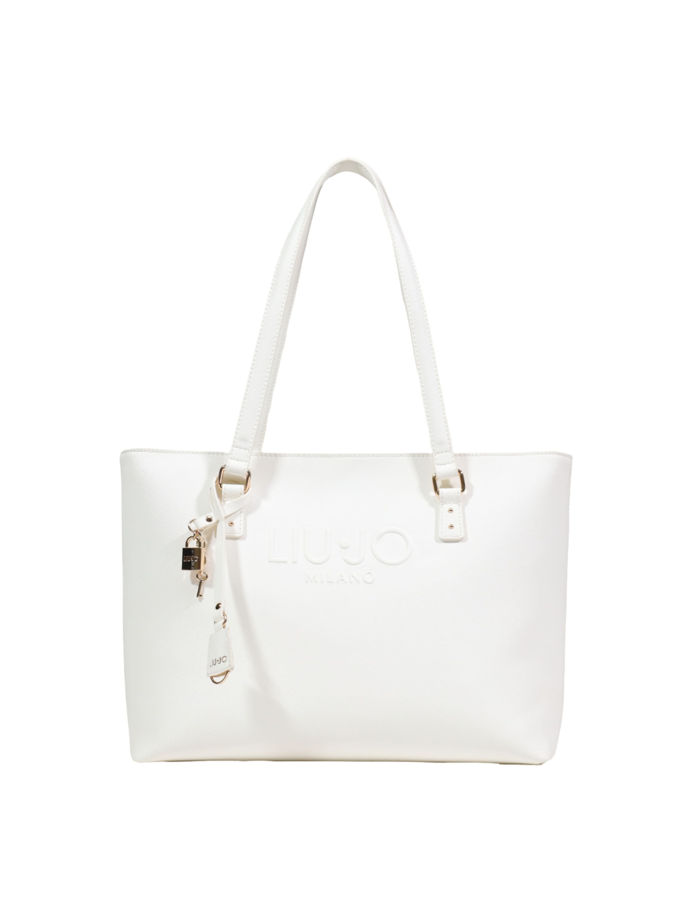 Borsa a spalla 'ECS L TOTE AA6321 ES029' di Liu Jo in beige: frontale