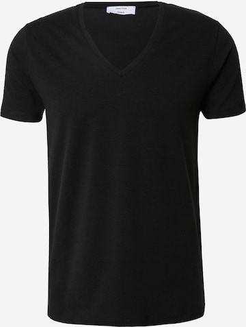 DAN FOX APPAREL T-Shirt 'Samuel' in Schwarz: predná strana