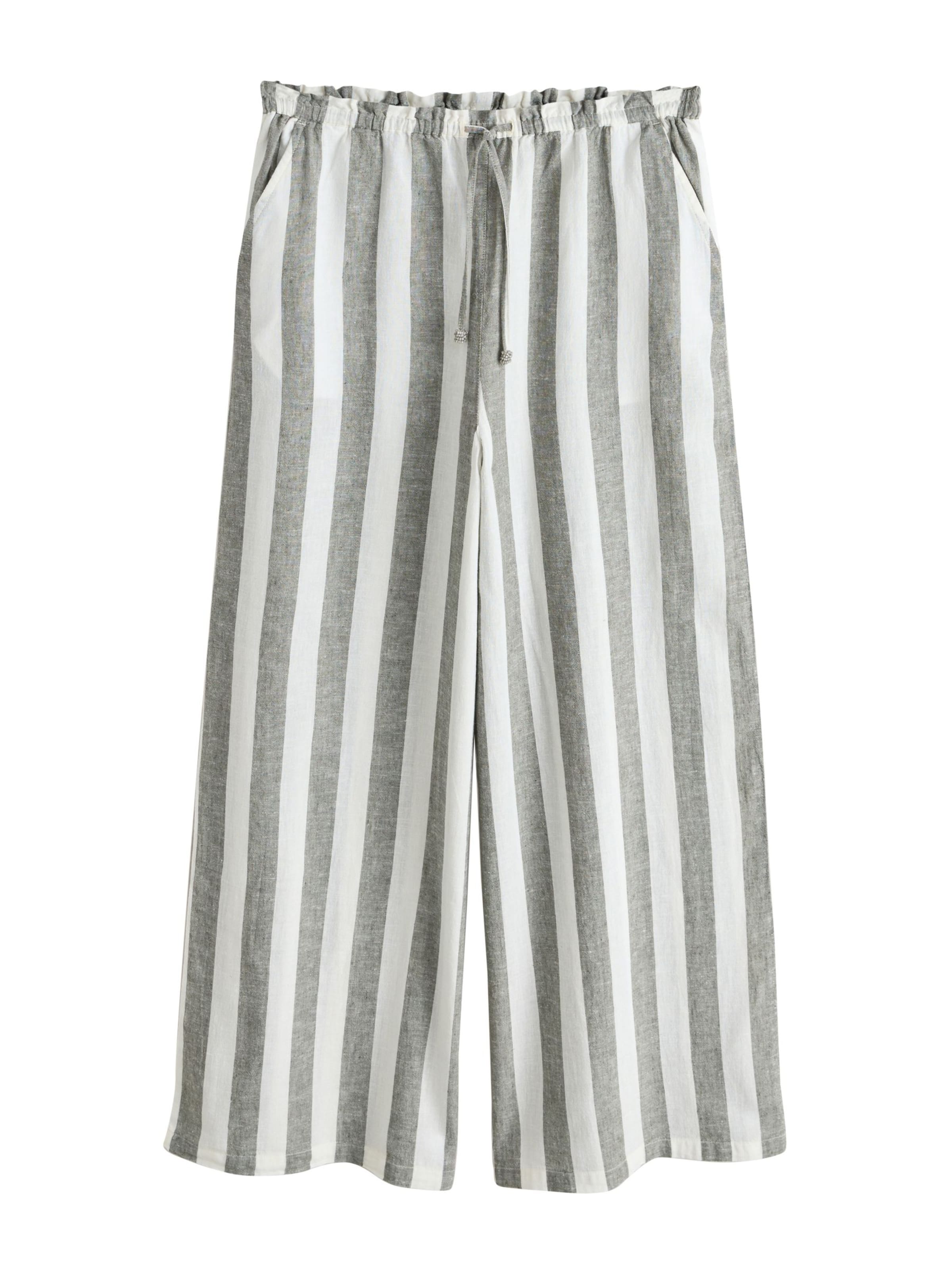 Next Wide Leg Hose in Grau: Vorderseite