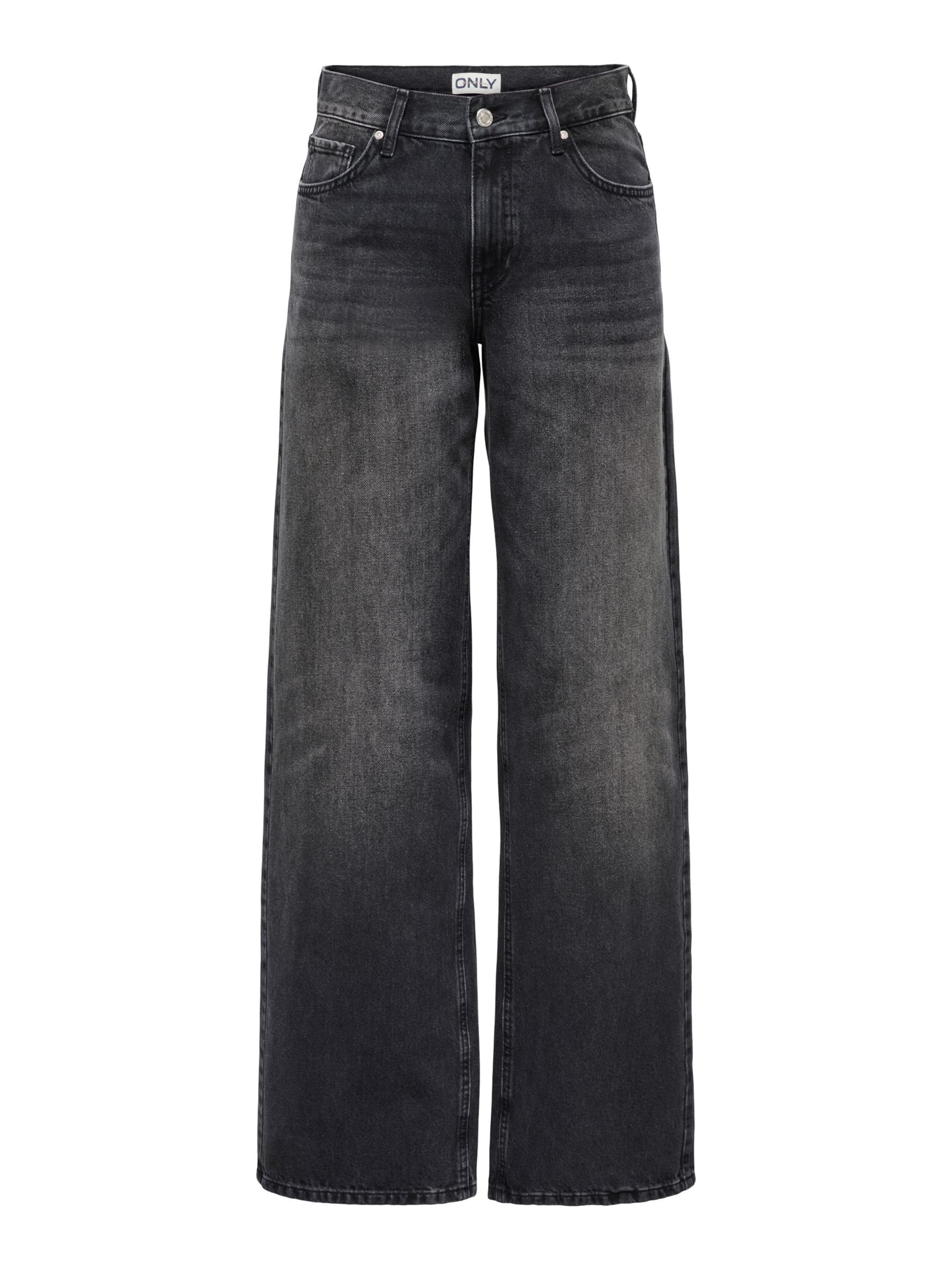 ONLY Široke hlačnice Kavbojke 'ONLMaya' | siva barva: sprednja stran