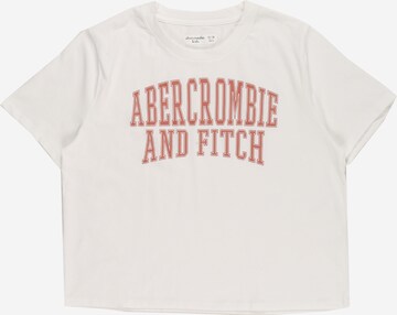 Abercrombie & Fitch Tričko 'READY FOR PLAY SPORTY' - biela: predná strana