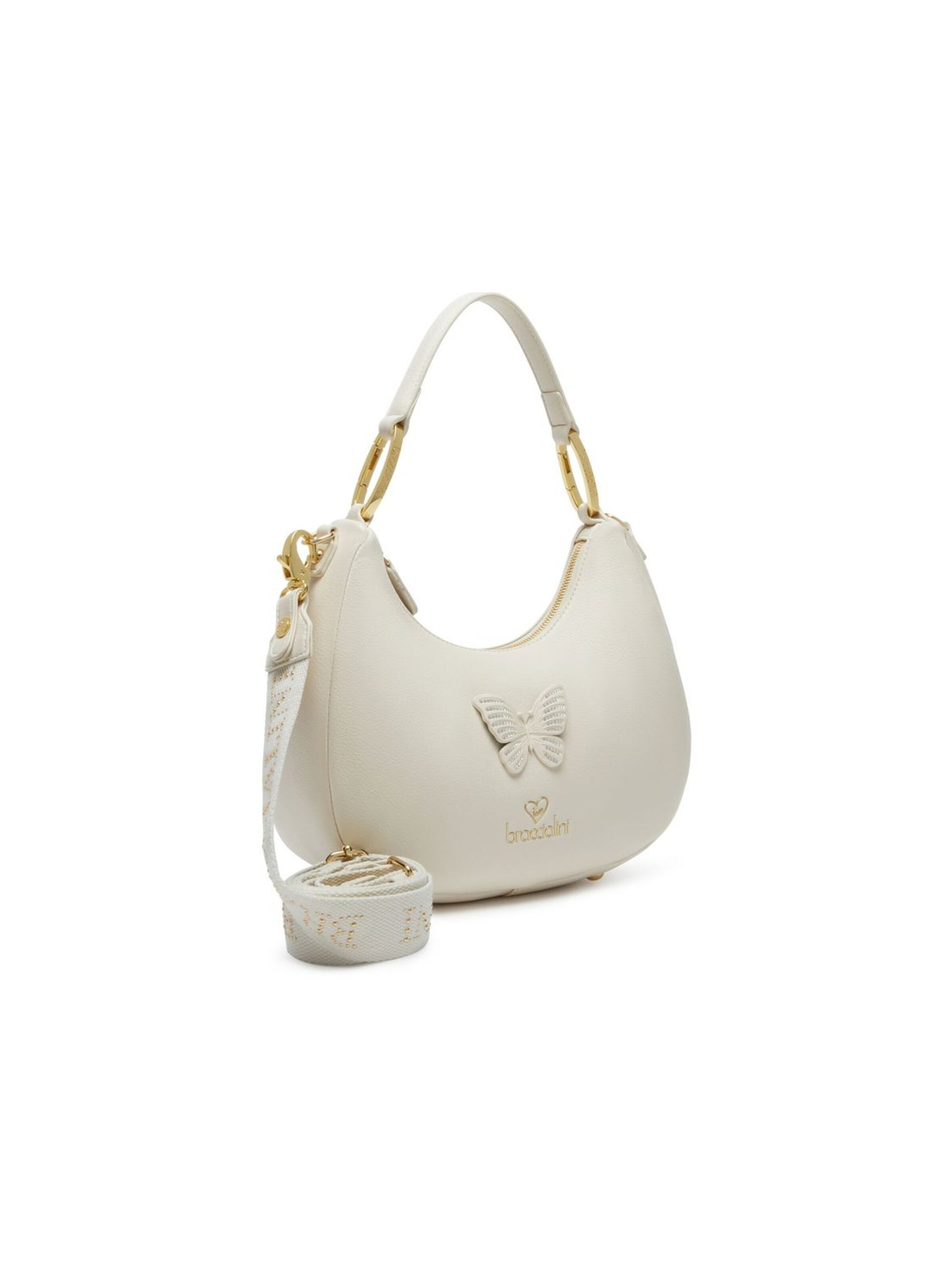 Borsa a spalla 'Amy Bijoux' di Braccialini in beige