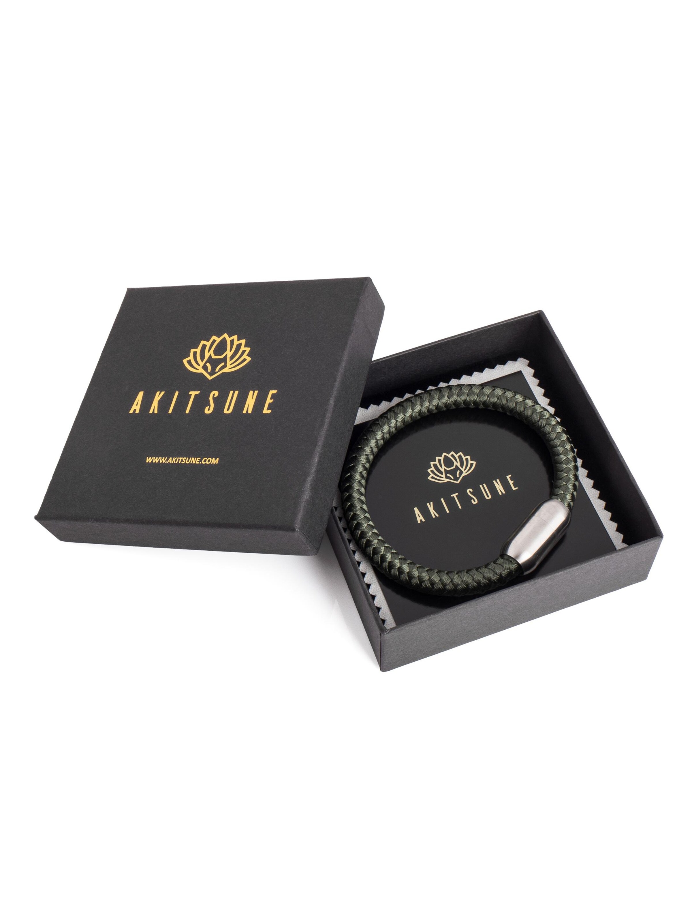 Akitsune Armband 'Portus'‌‌‌‌‌‌‌ in Grün