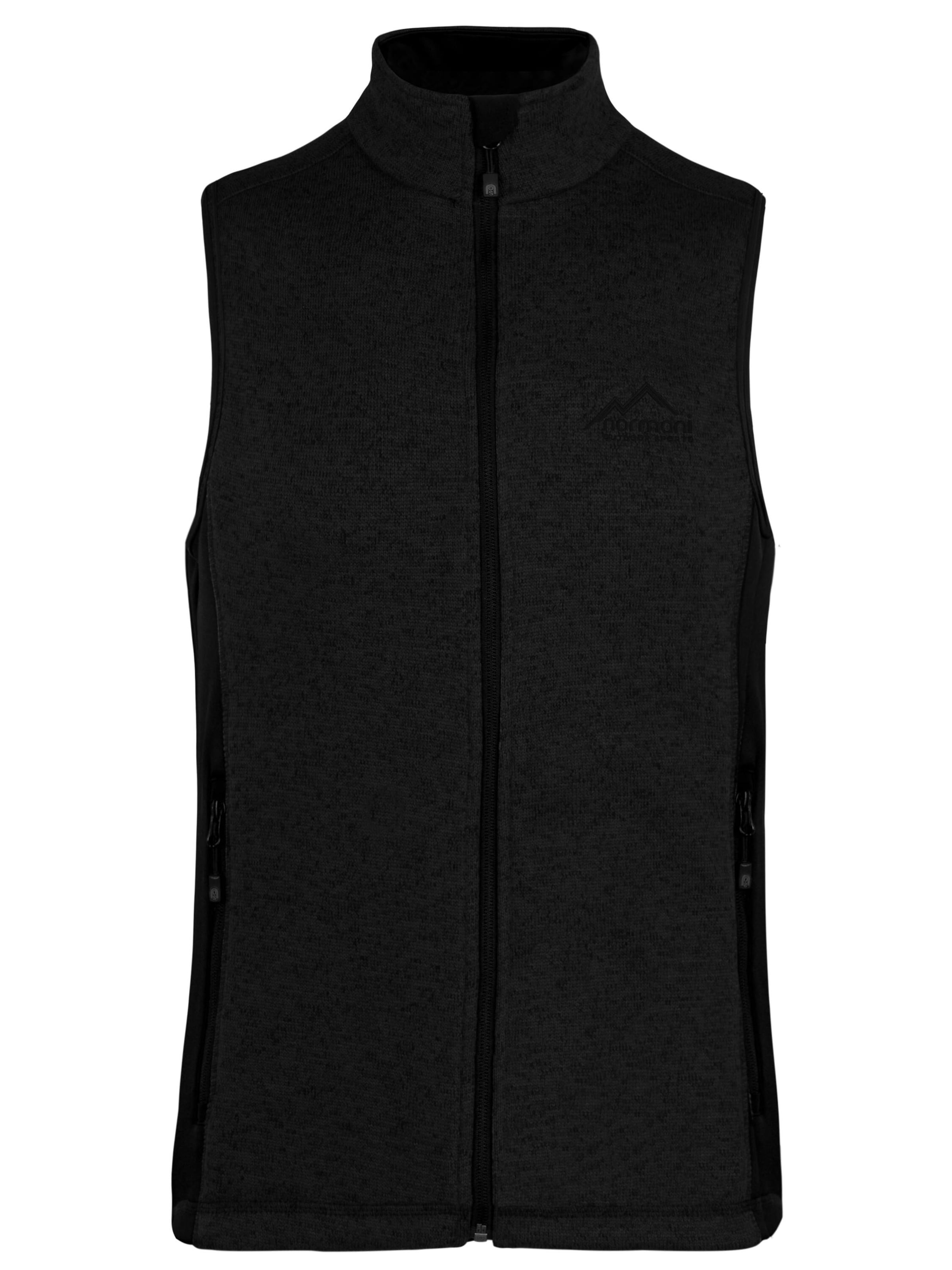 normani Sportbodywarmer 'Kashechewan' in Zwart: voorkant