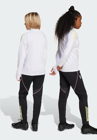 Coupe slim Pantalon de sport 'Juventus Turin Tiro 25 Competition' ADIDAS PERFORMANCE en noir