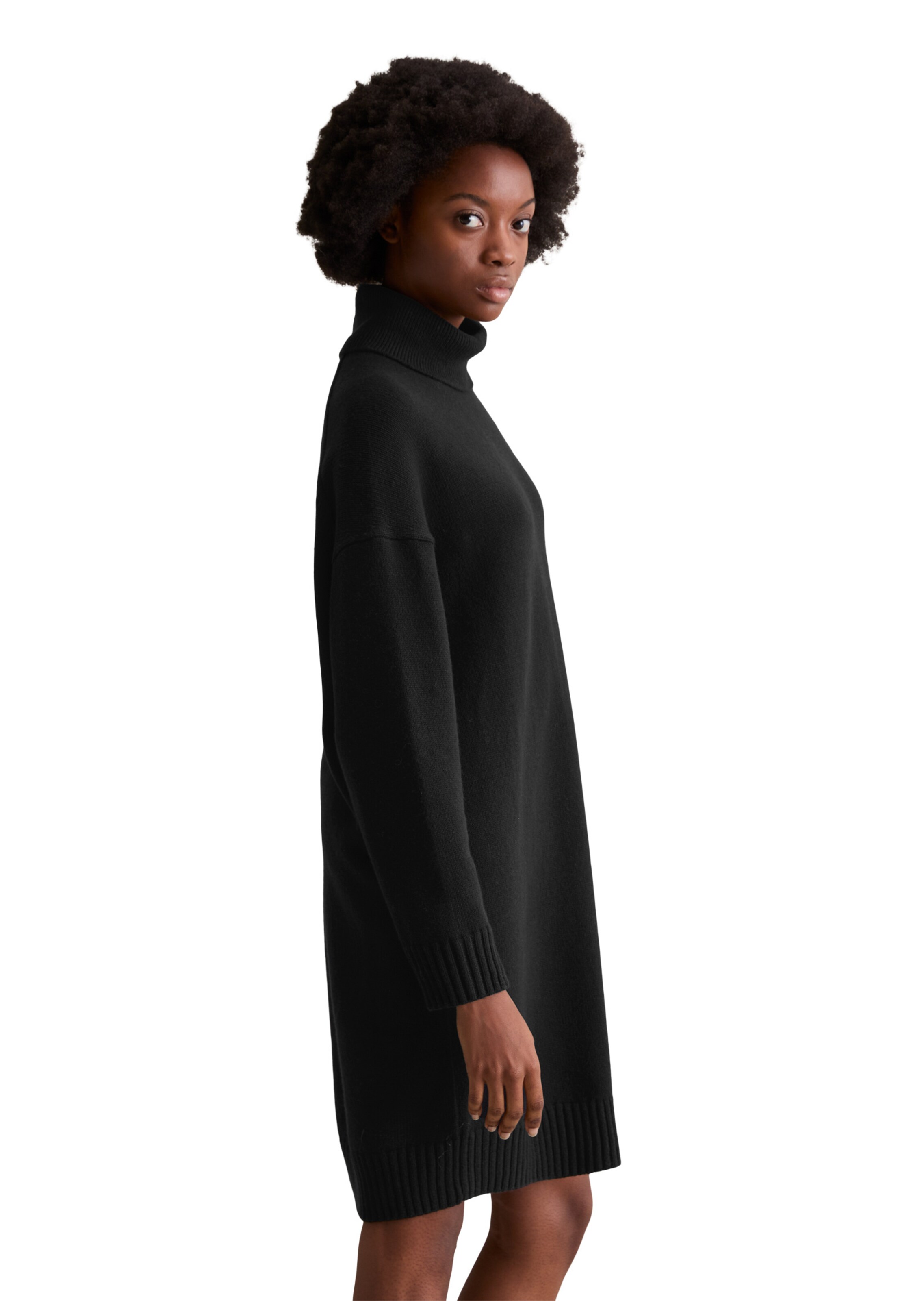 Marc O'Polo DENIM Gebreide jurk in Zwart