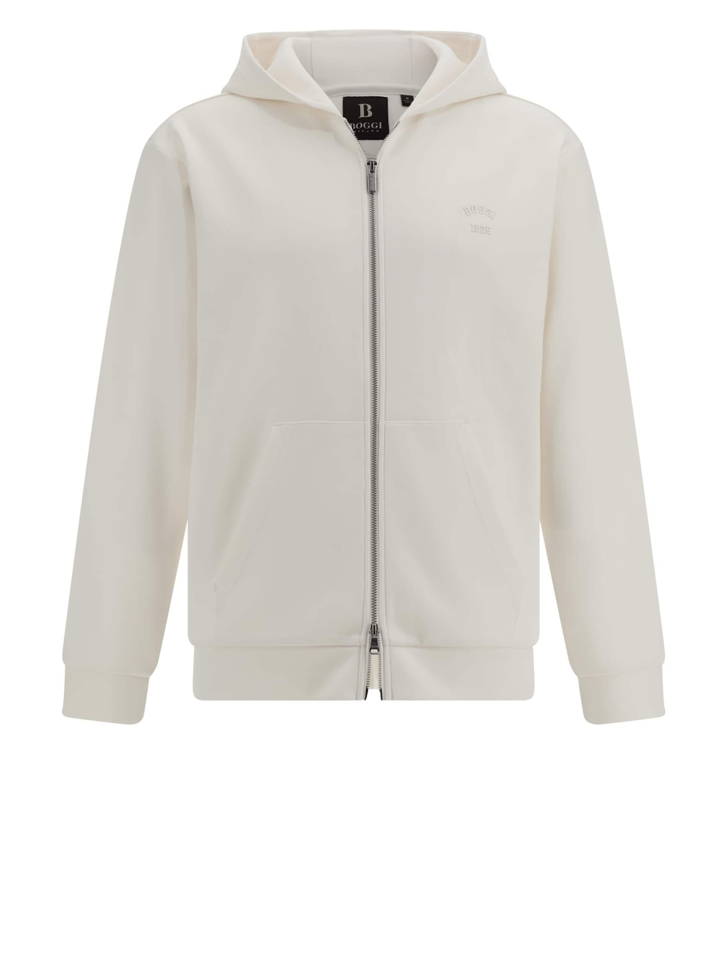 Giacca di felpa di Boggi Milano in beige: frontale