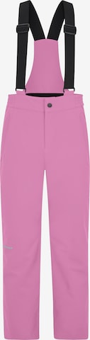 ZIENER Regular Workout Pants 'ABOL' in Pink: front