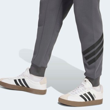 ADIDAS SPORTSWEAR Tapered Workout Pants 'Future Icons' in Grey