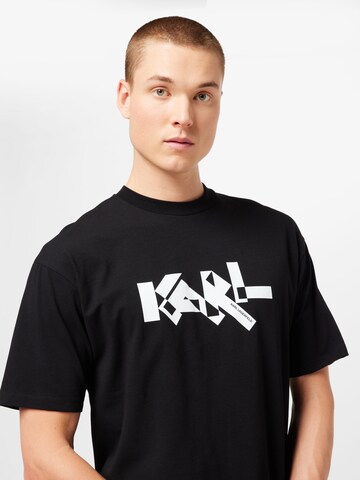 melns Karl Lagerfeld T-Krekls