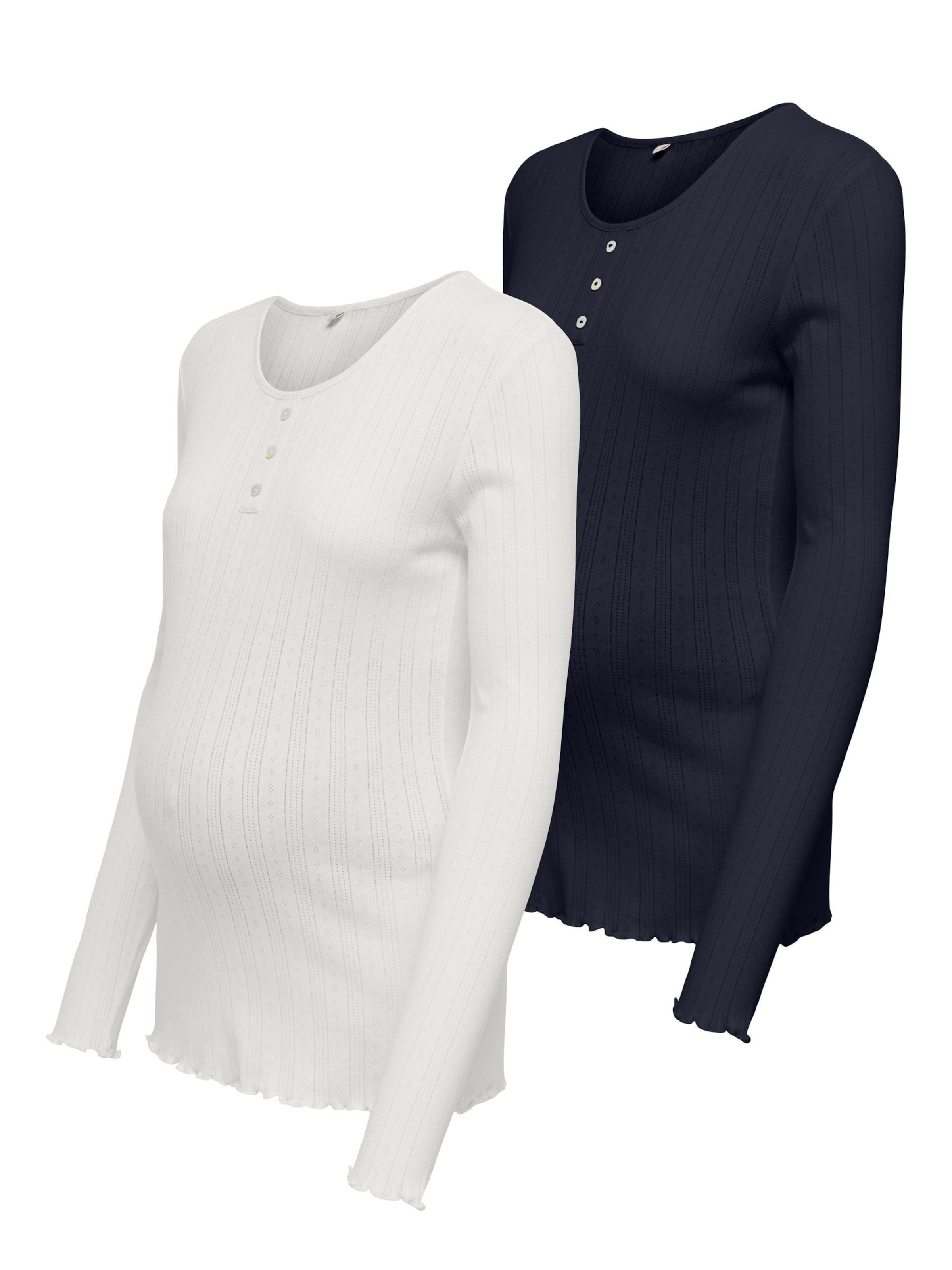 Only Maternity - Camiseta 'OLMVISTA' en azul: frente