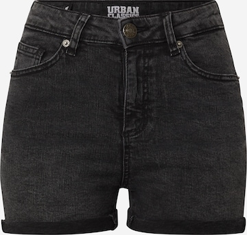 Urban Classics Skinny Shorts in Schwarz: predná strana