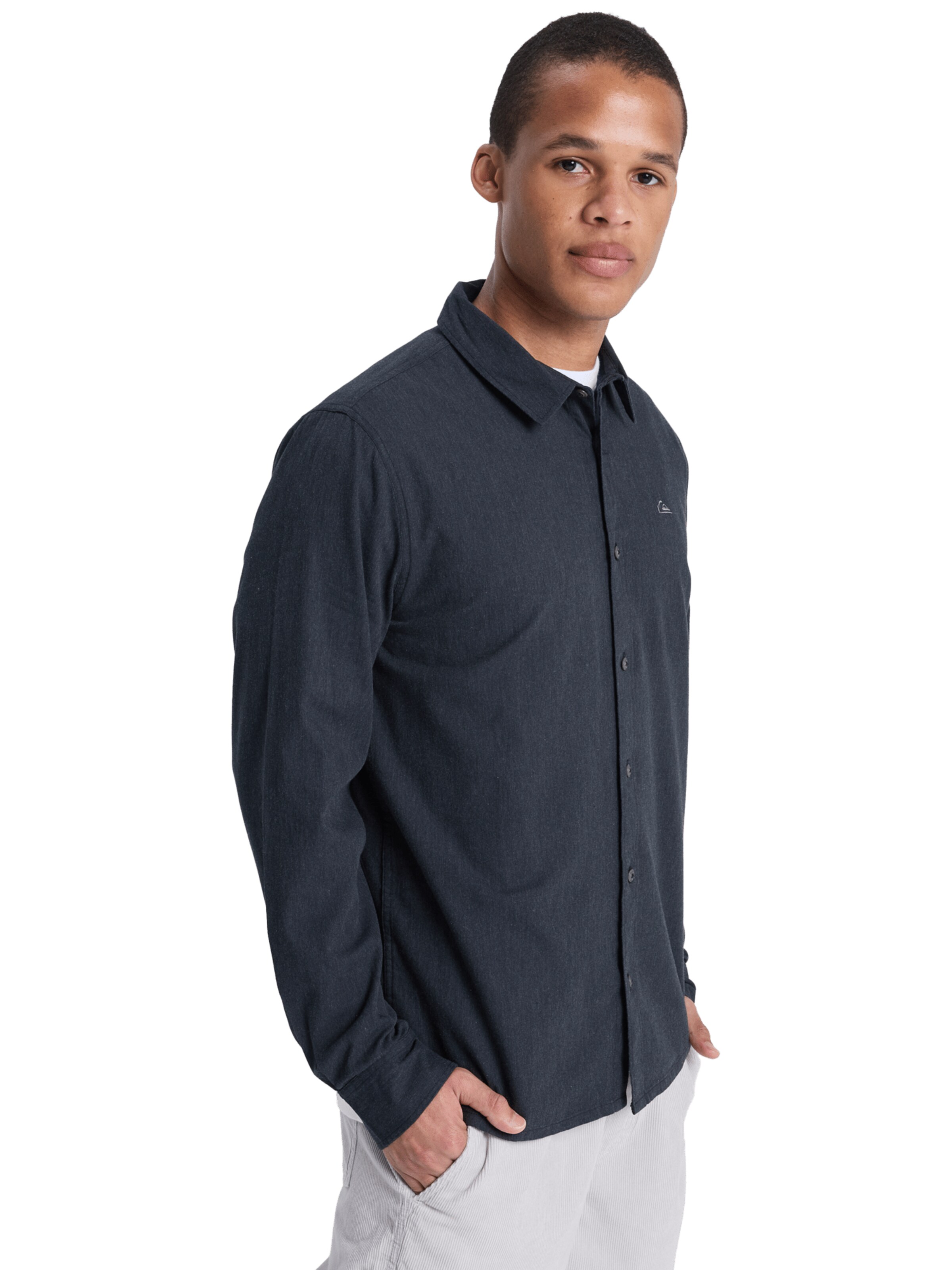 QUIKSILVER Regular Fit Hemd in Schwarz