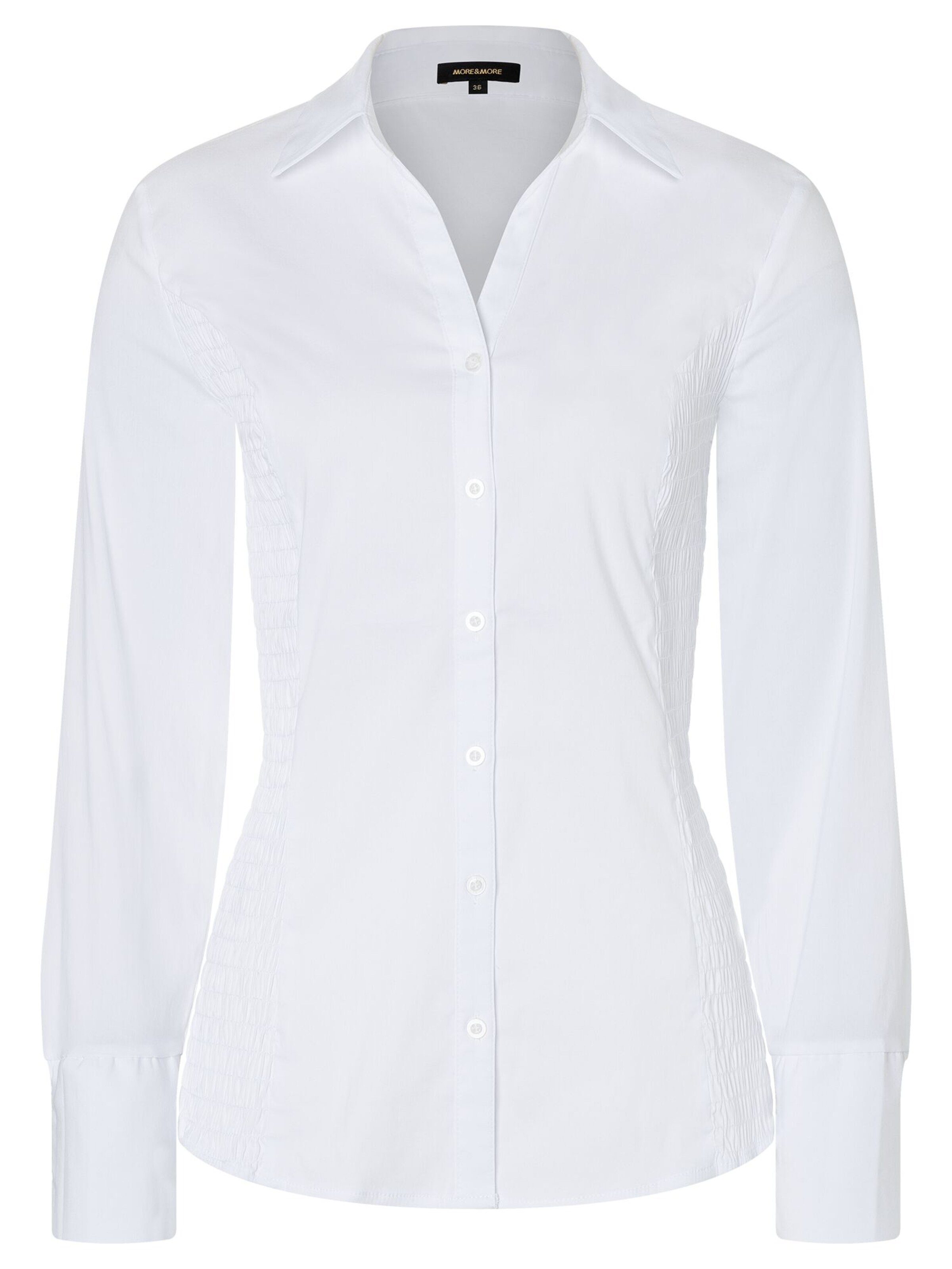 MORE & MORE Bluse in Weiß: Vorderseite