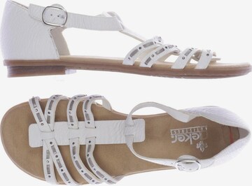 Rieker Sandals & High-Heeled Sandals in 40 in White: front
