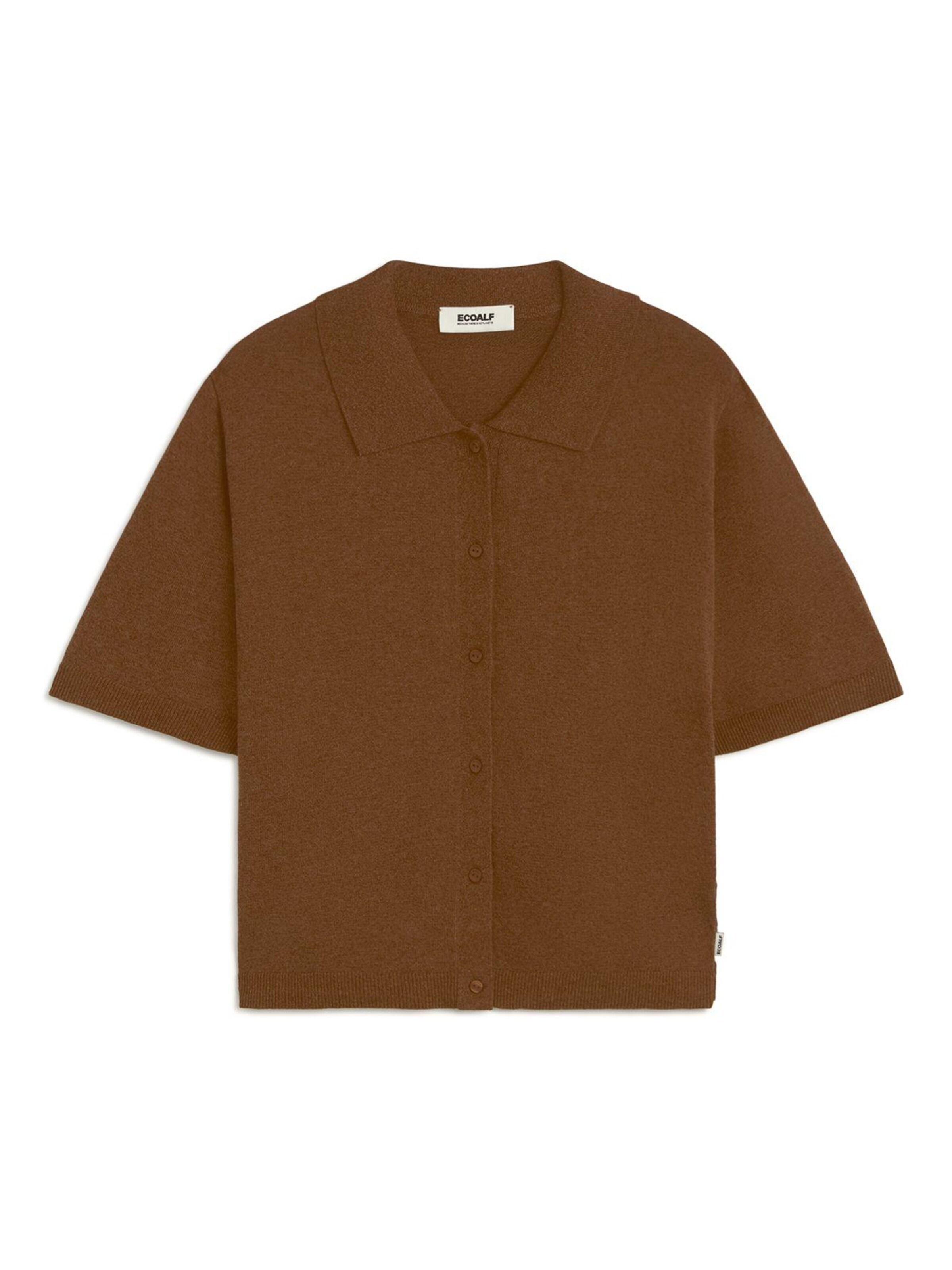 ECOALF Strickjacke 'JUNIPER'‌‌‌‌‌‌‌‌‌ in Braun: Vorderseite