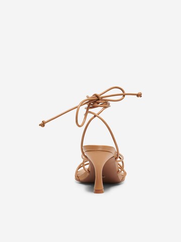 ONLY Sandały z rzemykami 'ARIA-1' w kolorze brązowy