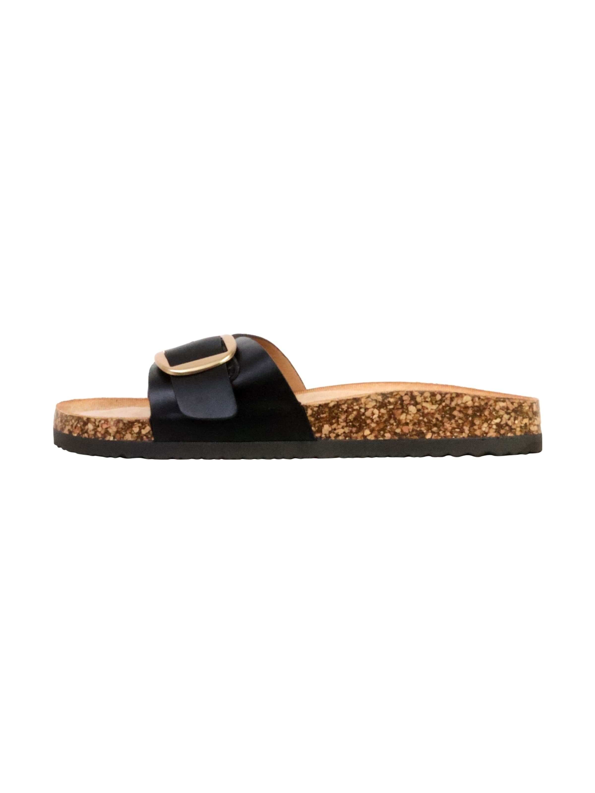 POTI PATI - Zapatos abiertos 'Supermodische Pantoletten zum Hineinschlüpfen' en negro: frente