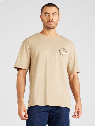 Only & Sons T-Shirt 'FALL' in Beige: predná strana