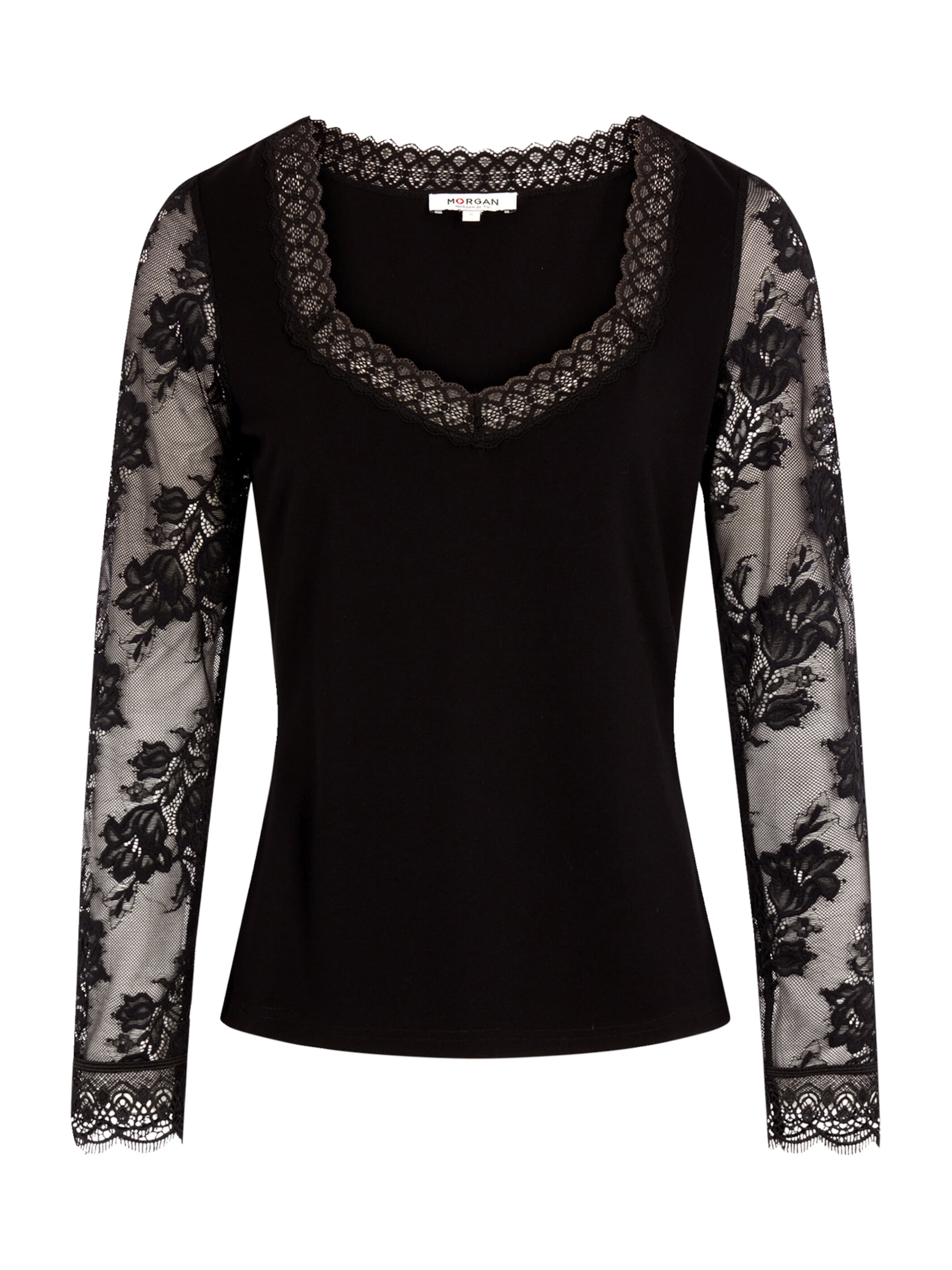 Morgan Shirt '261-TANKA' in Schwarz: Vorderseite