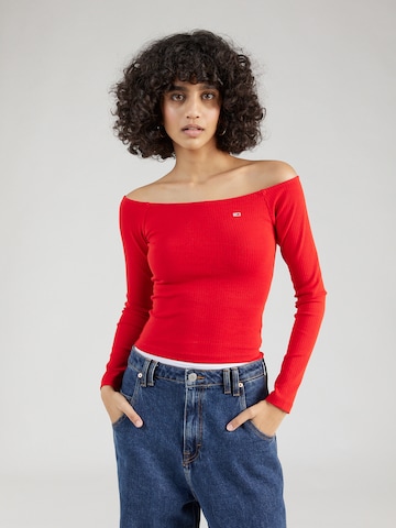 Tommy Jeans Shirt in Red: front