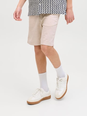 Jack & Jones Junior Regular Pants 'JPSTJaiden' in Beige