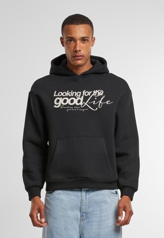 Sweat-shirt 'For The Good' MT Upscale en noir : devant