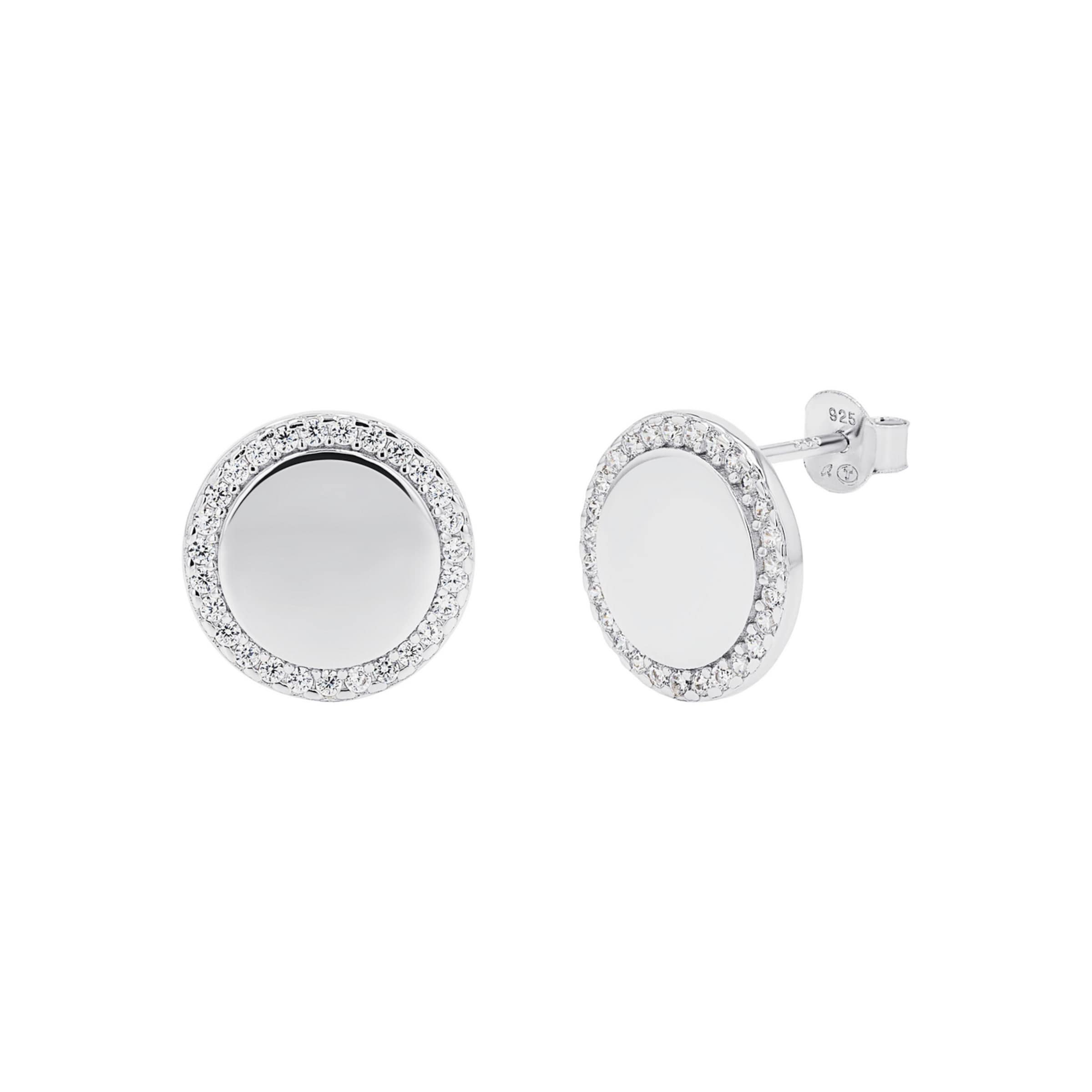 TOM TAILOR Ohrringe in Silber: Vorderseite